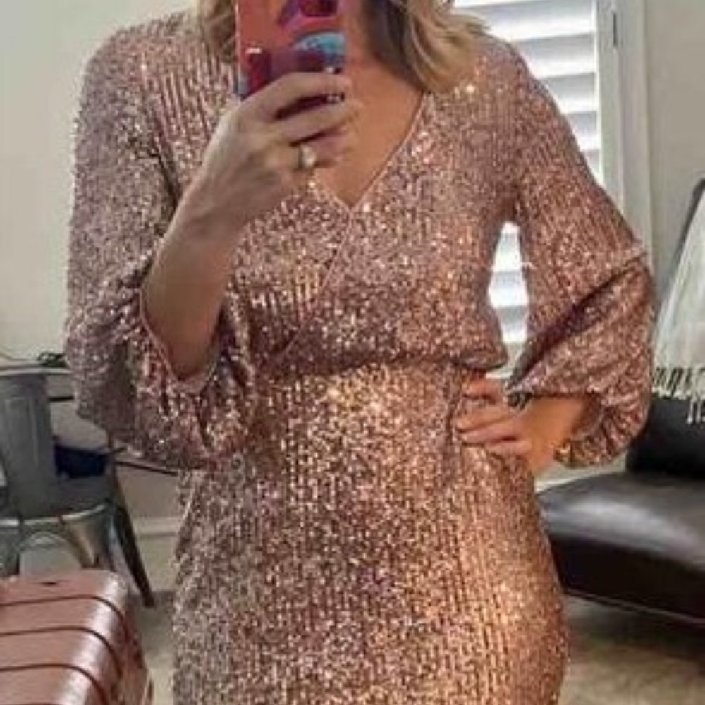 Eliza J Sequin Party Dress Size 4/6